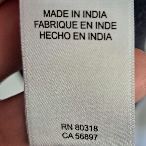 Lucky Brand Blue Multicolor Paisley Print Split Tail Women's 2X Short Sleeve - Picture 7 of 9